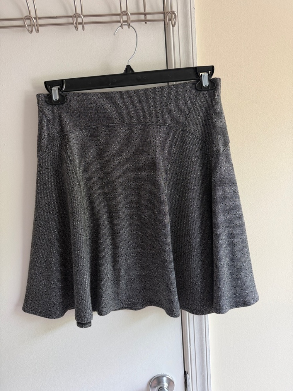 Max Studio Charcoal Grey Knit Circle Skirt
